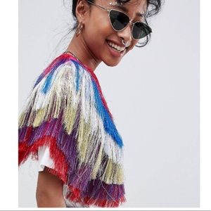 ASOS Tassel Cape